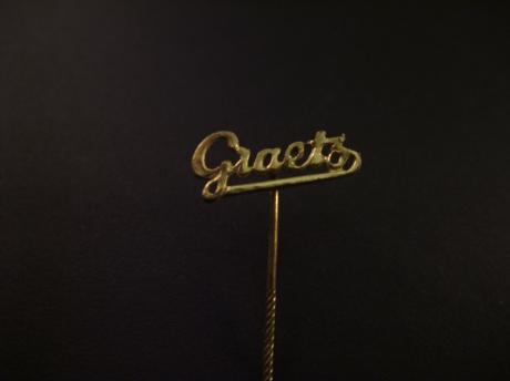 Graetz radio’s en tv-toestellen logo goudkleurig open model